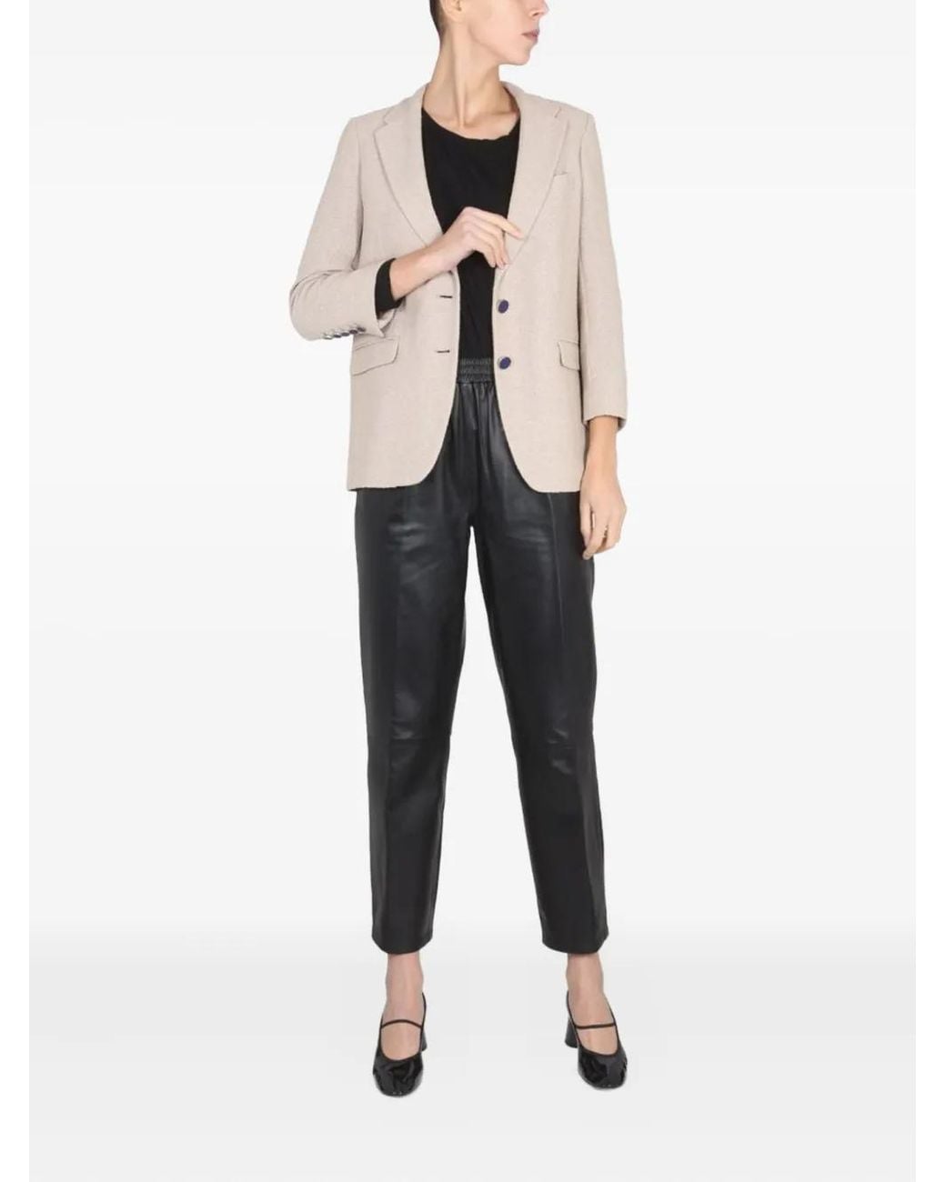 SAULINA Natural Antonia Button Jacket