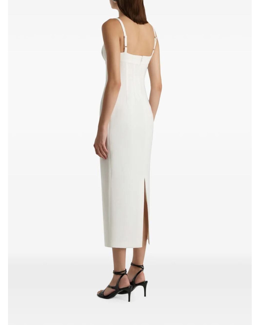 Khaite White Lotte Dress