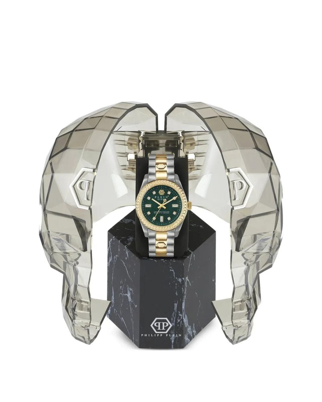 Philipp Plein Metallic Queen Crystal 36Mm Watch