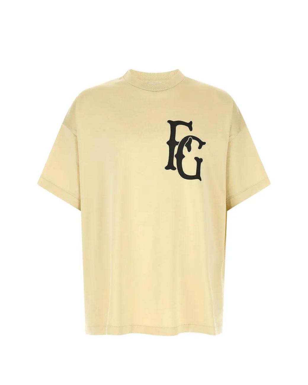 Fear Of God Natural Clean Neck Short Sleeve Tee for men