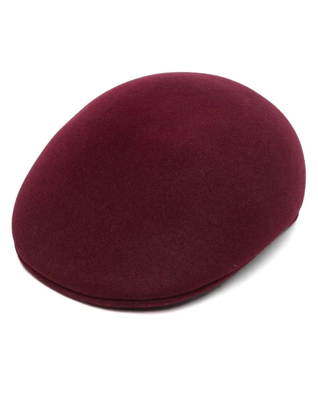 Borsalino Red Felted-Finish Golf Cap for men