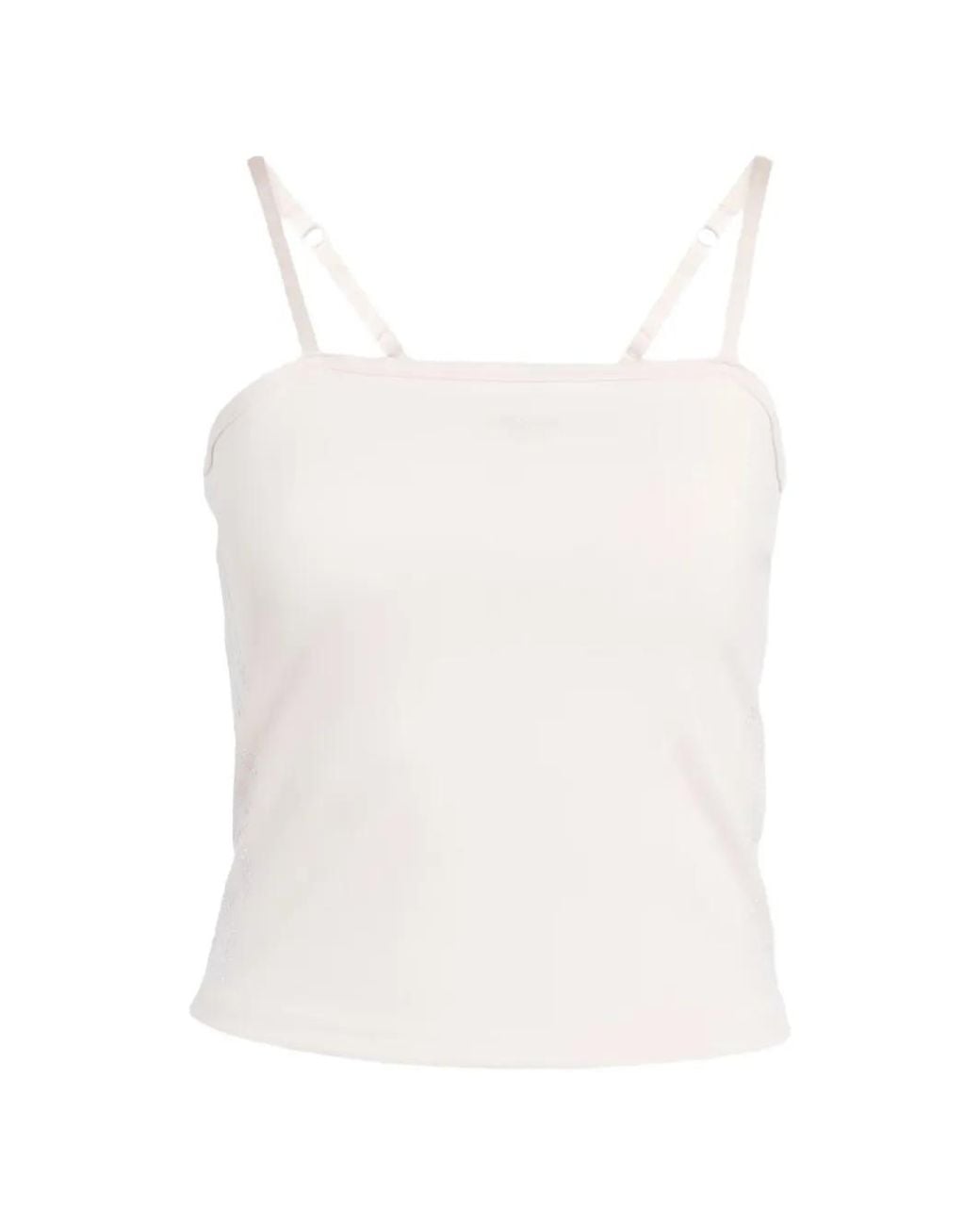 Top Sin Mangas Adidas de color White