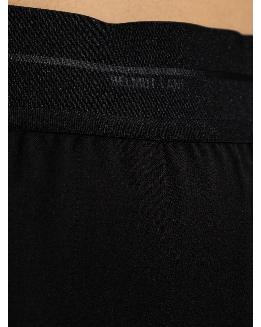 Helmut Lang Black Virgin Wool Trousers