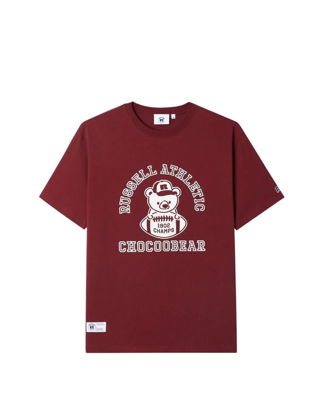Chocoolate Red Graphic-Print T-Shirt for men