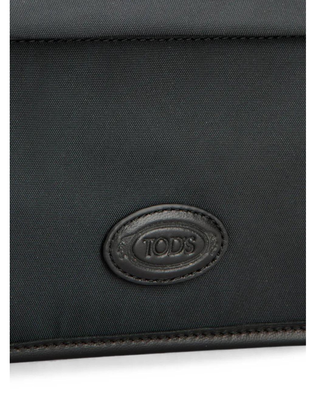 Tod's Kuriertasche Mit Logo-Patch in Black für Herren