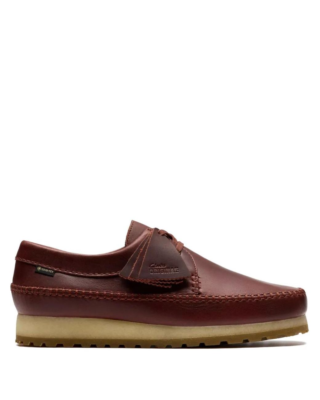 Clarks Brown Lace-Up Leather Derby for men