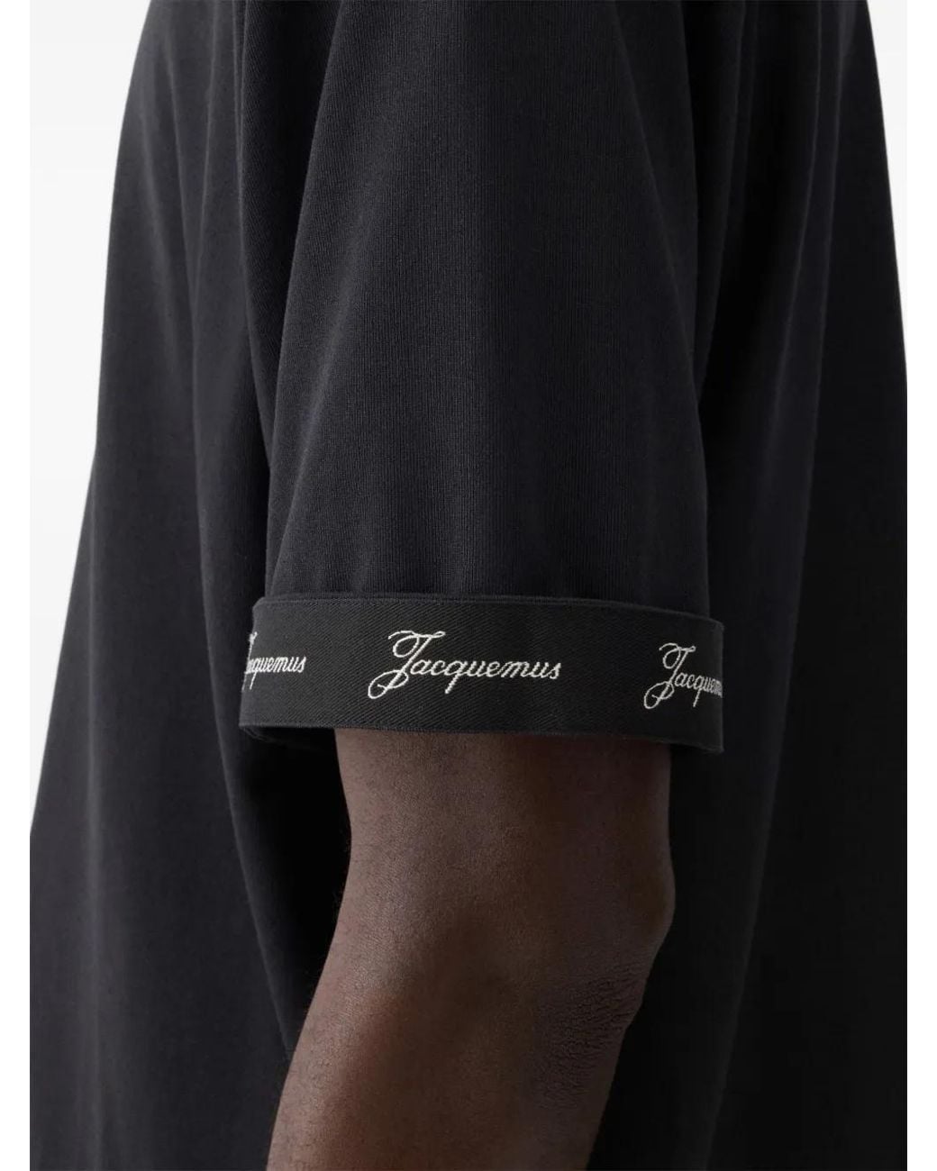 Jacquemus Black Le Tshirt Rond Carre Mc for men