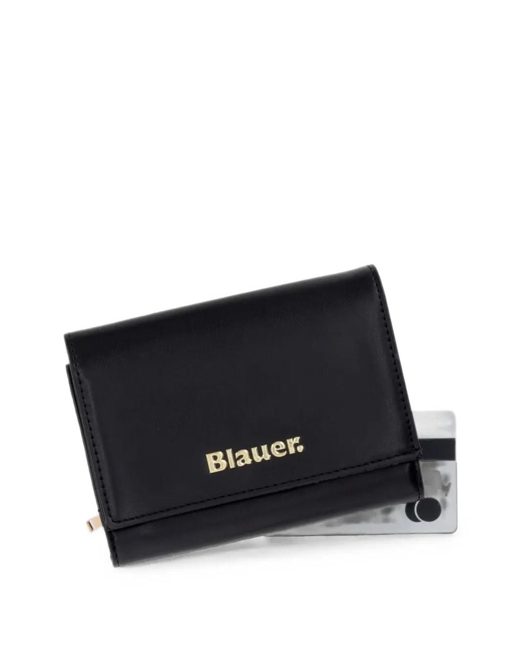 Blauer Black Logo-Plaque Wallet