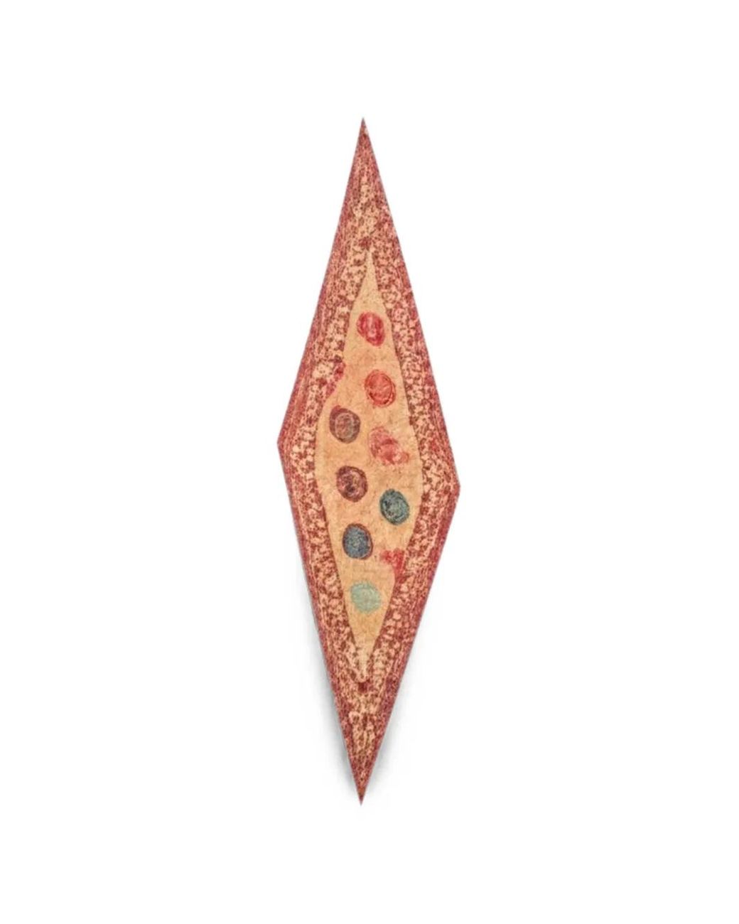 Pierre Louis Mascia White Diamond-Shaped Silk Scarf