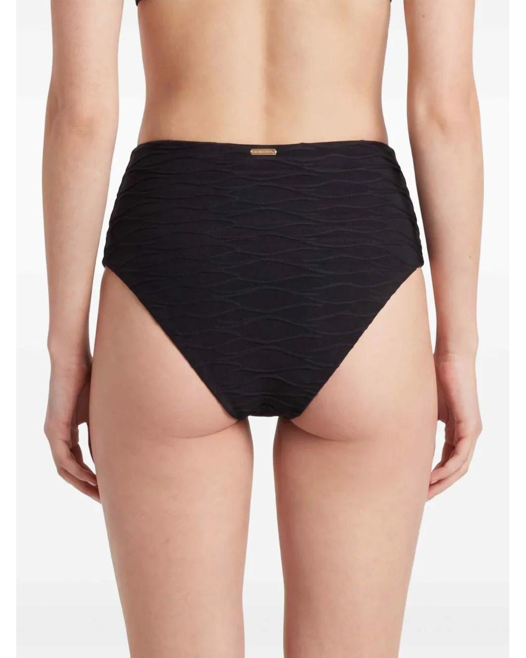 Cala De La Cruz Black Noelle Bikini Bottoms