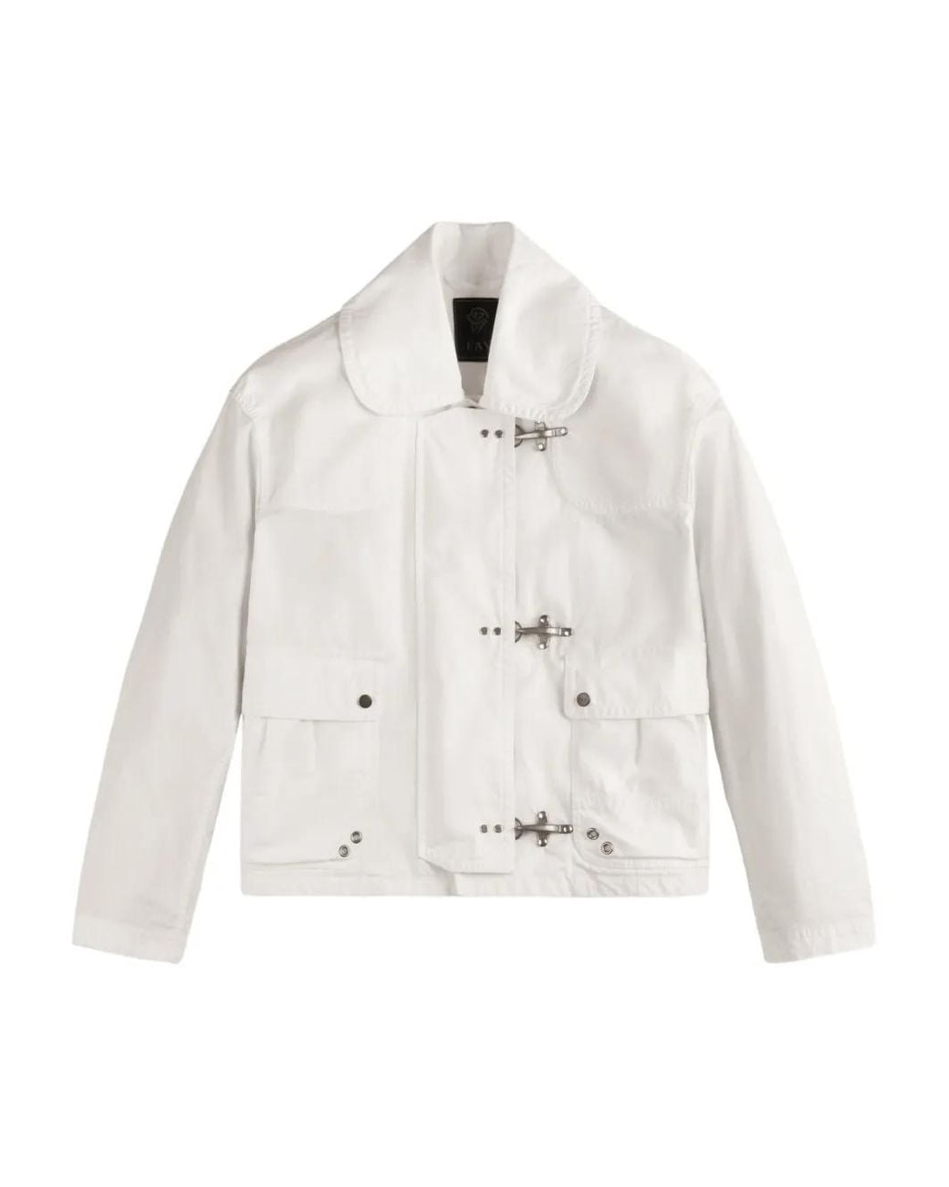 Chaqueta Con Botones Fay de color White