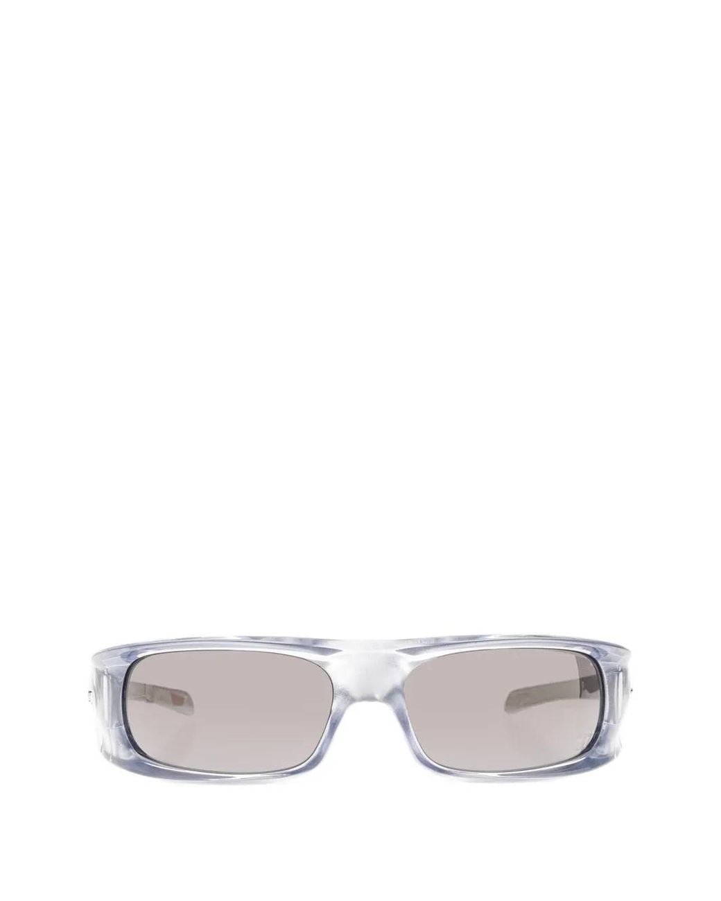 Oakley White Highland Rectangle-Frame Sunglasses
