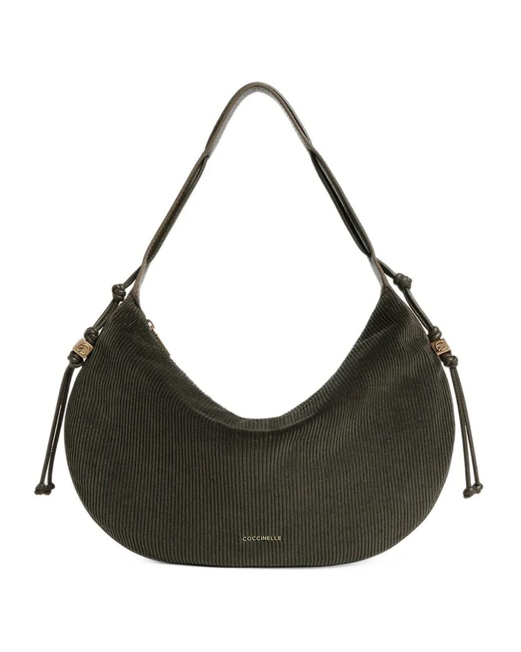Coccinelle Black Medium Thess Shoulder Bag
