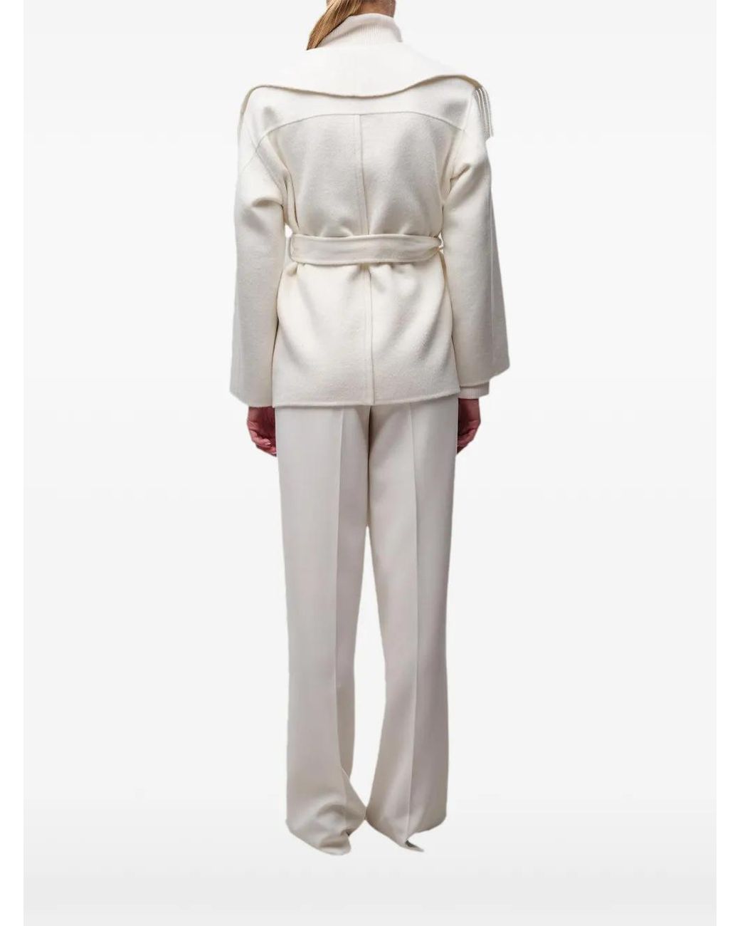 Jonathan Simkhai White Rowen Fringe Jacket