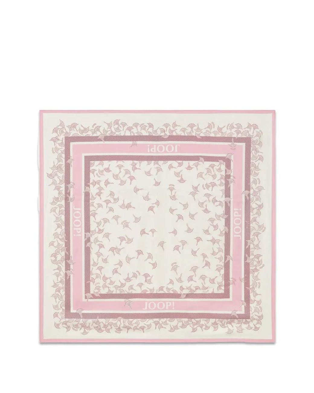 Joop! Pink Floral-Print Silk Scarf