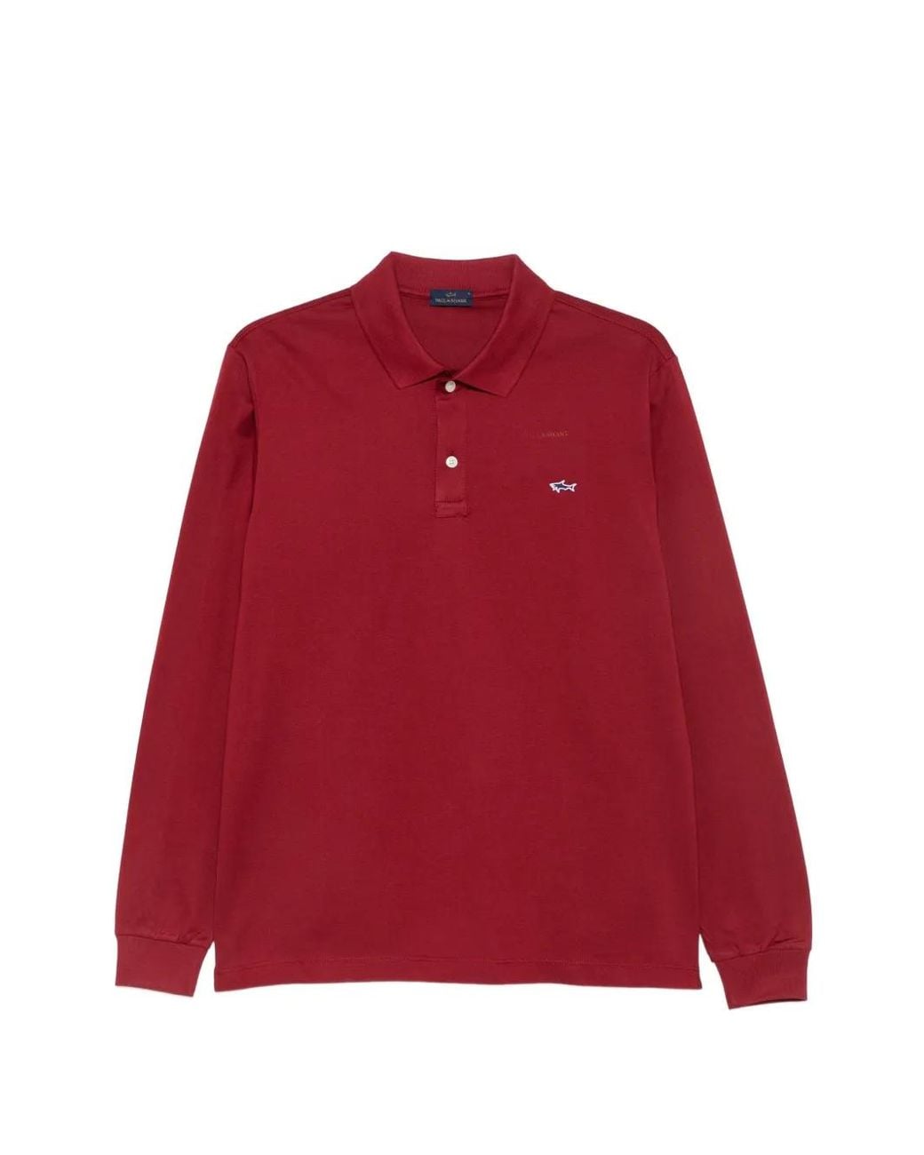 Paul & Shark Logo-Embroidered Long-Sleeve Polo Shirt for men