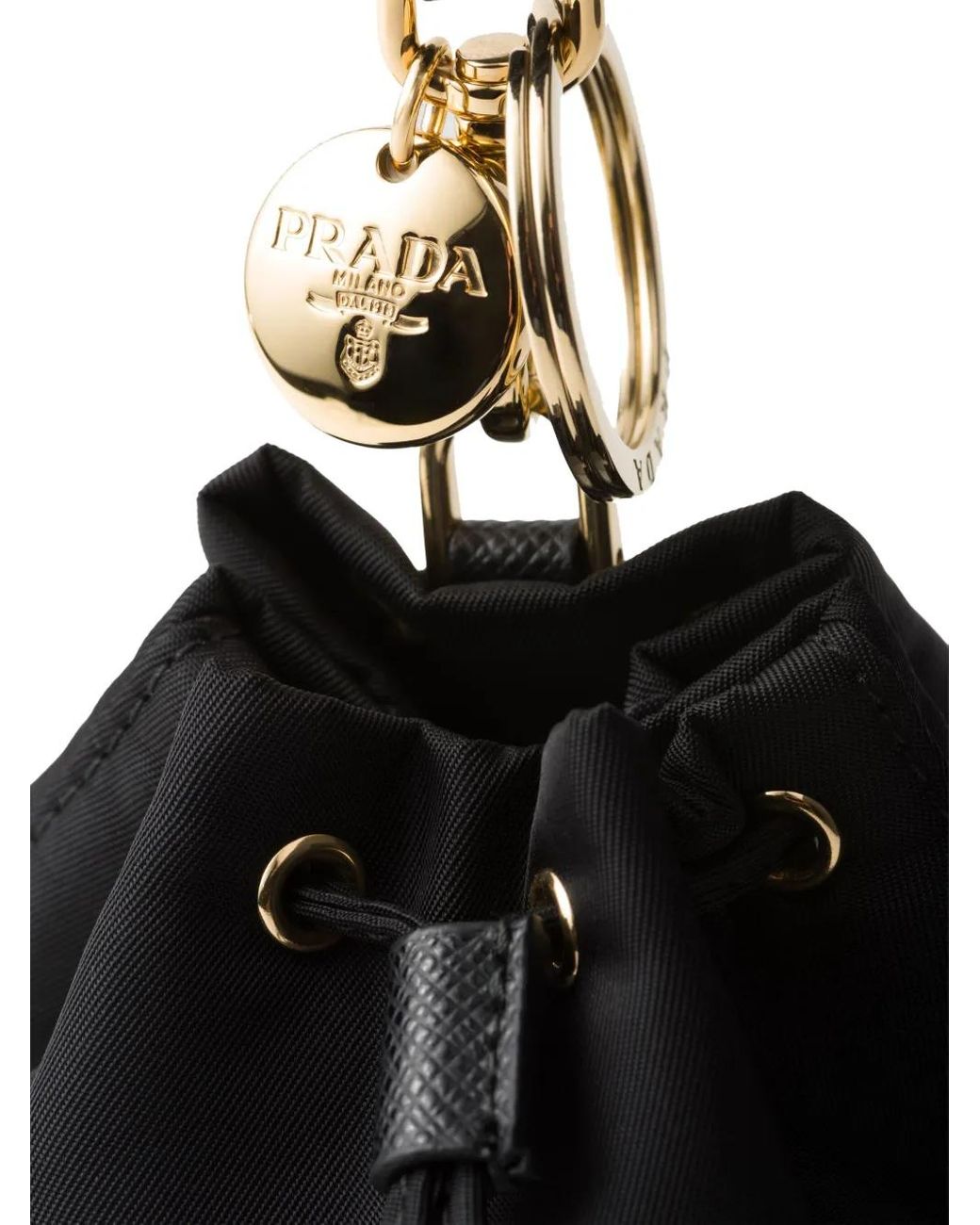 Prada Black Keyrings & Chains