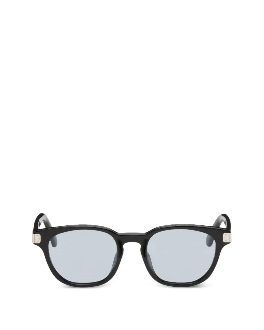 MM6 by Maison Margiela Black Round-Frame Sunglasses