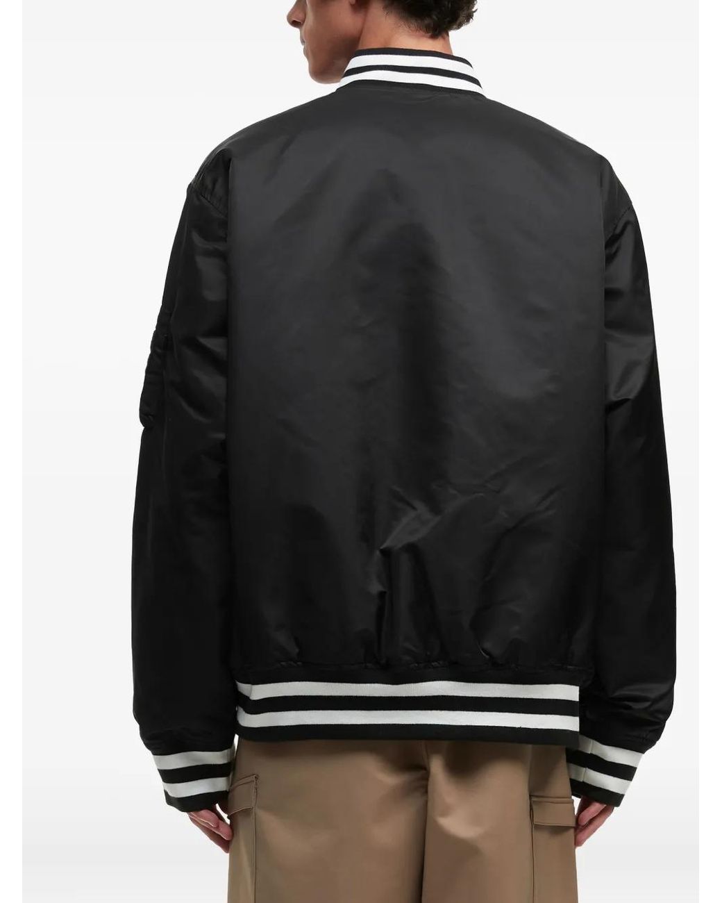 Chaqueta Bómber Con Parche De Tigre Alpha Industries de hombre de color Black