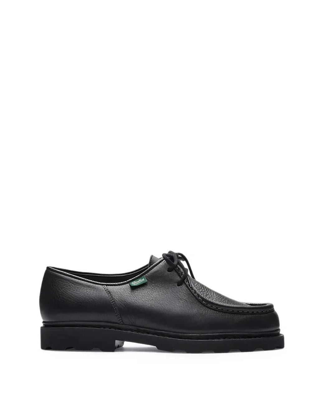 Paraboot White Michael Grain-Leather Derby Shoes for men