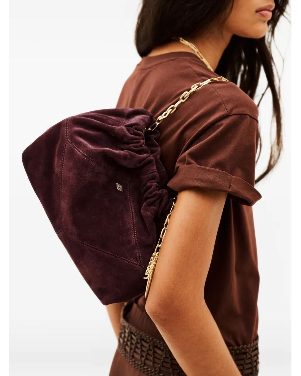 Borsa Tote June di Ba&sh in Purple