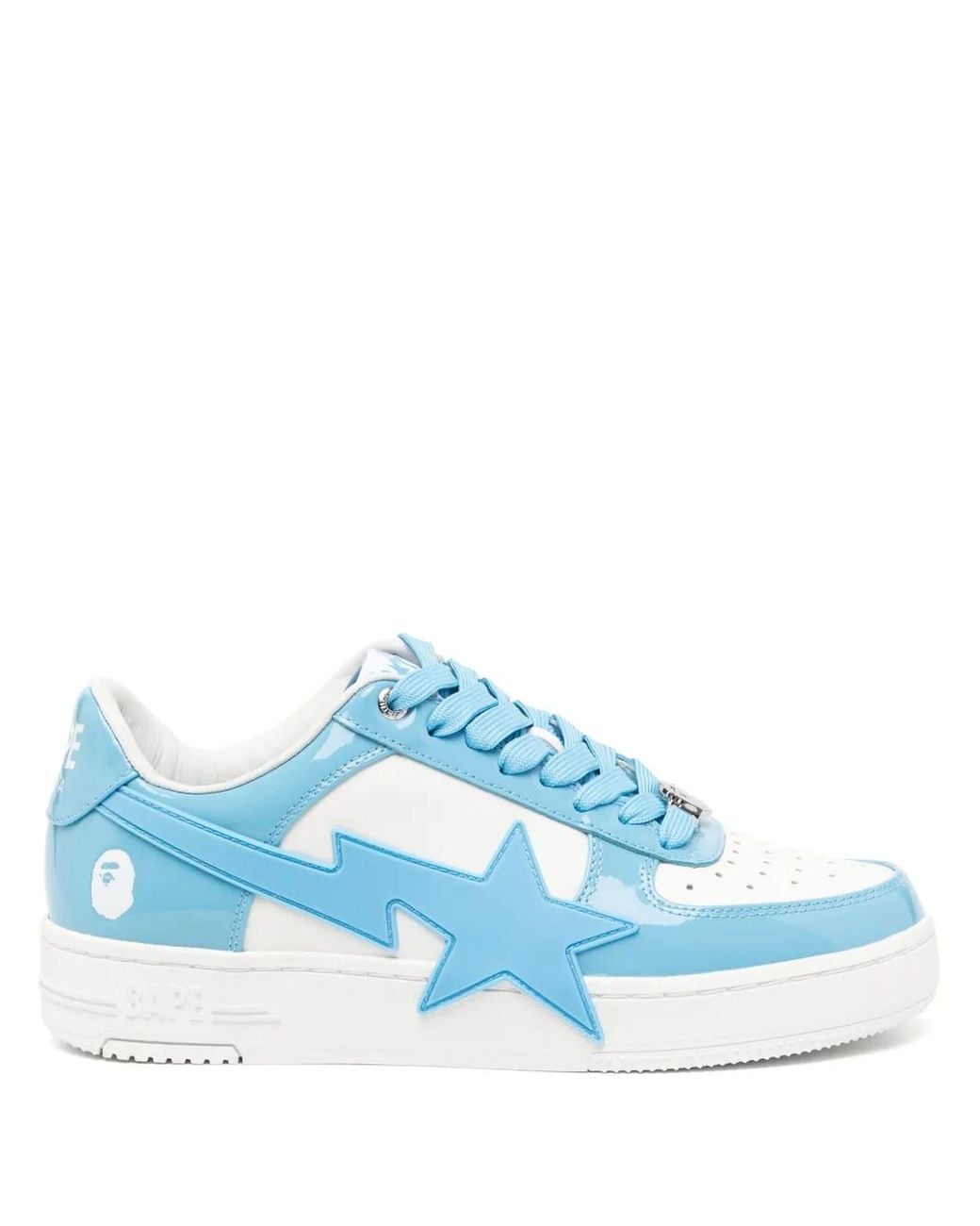 A Bathing Ape Blue Bape Sta Sneakers for men
