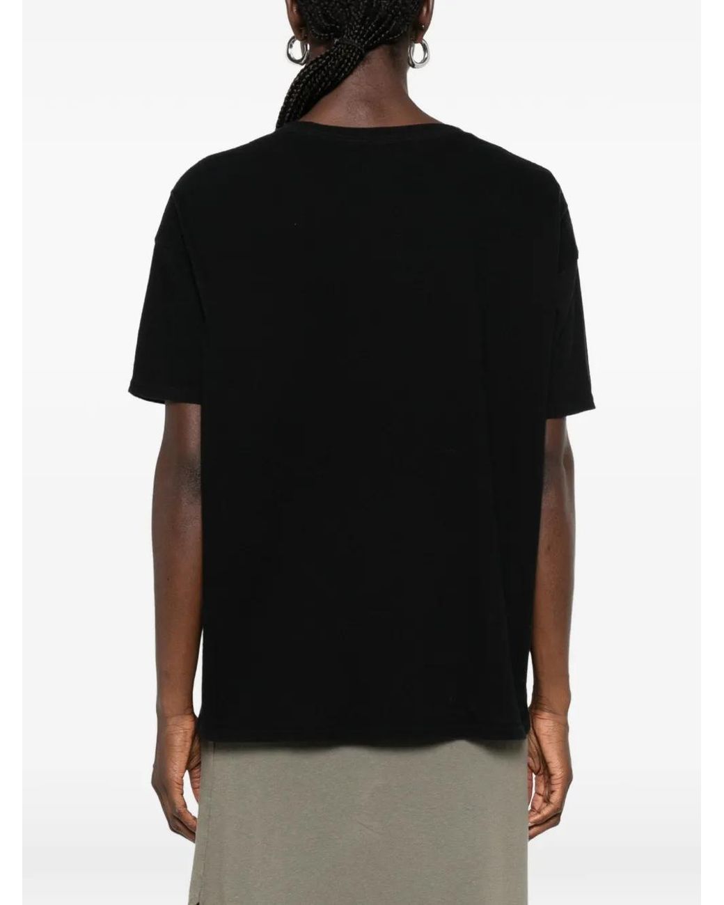 R13 Black Almost Famous Distressed-Effect T-Shirt