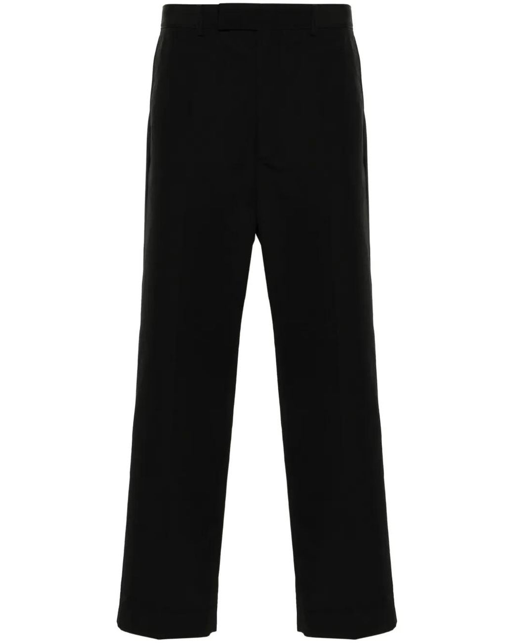 Gucci Black Cotton Blend Trousers for men