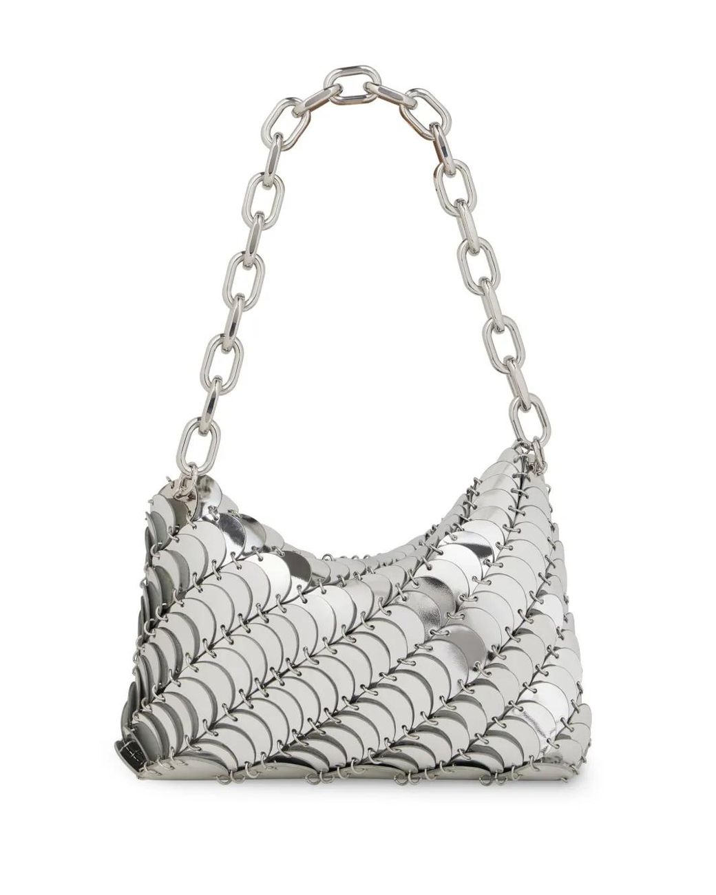 Rabanne White Chainmail Shoulder Bag