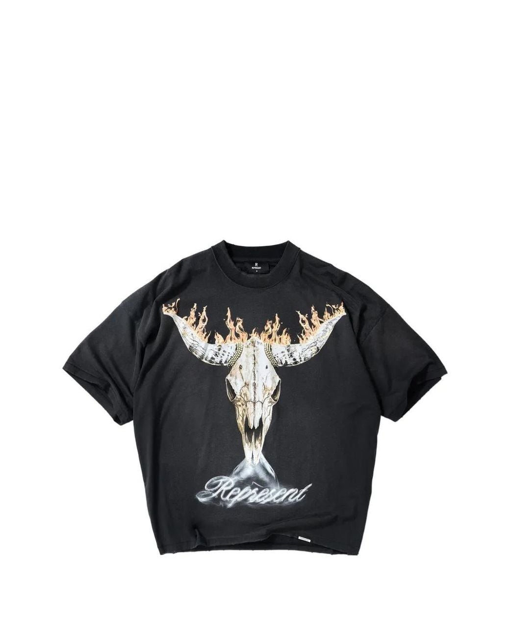 Represent Black T-Shirt British Cowboys for men