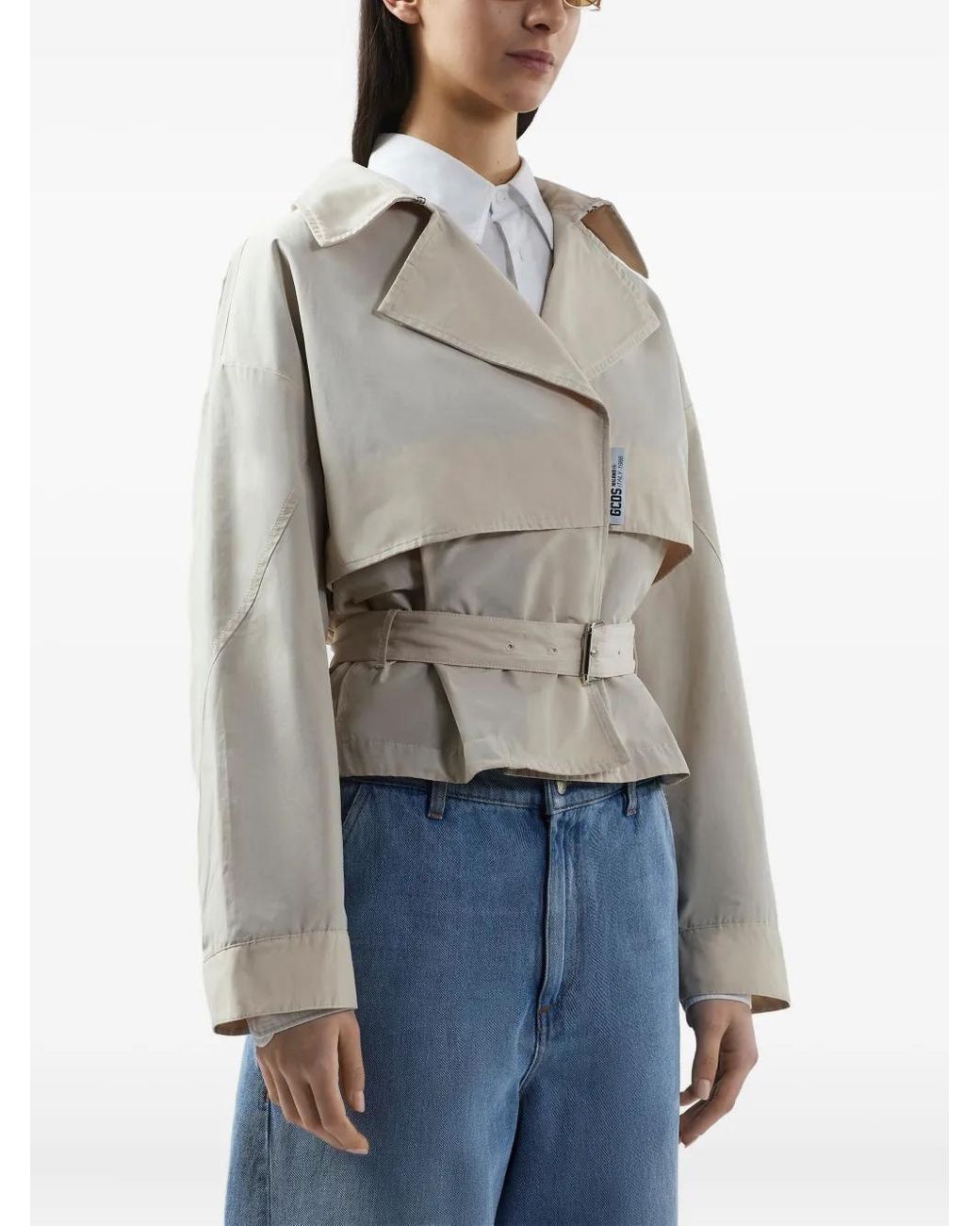 Gcds White Belted Jacket