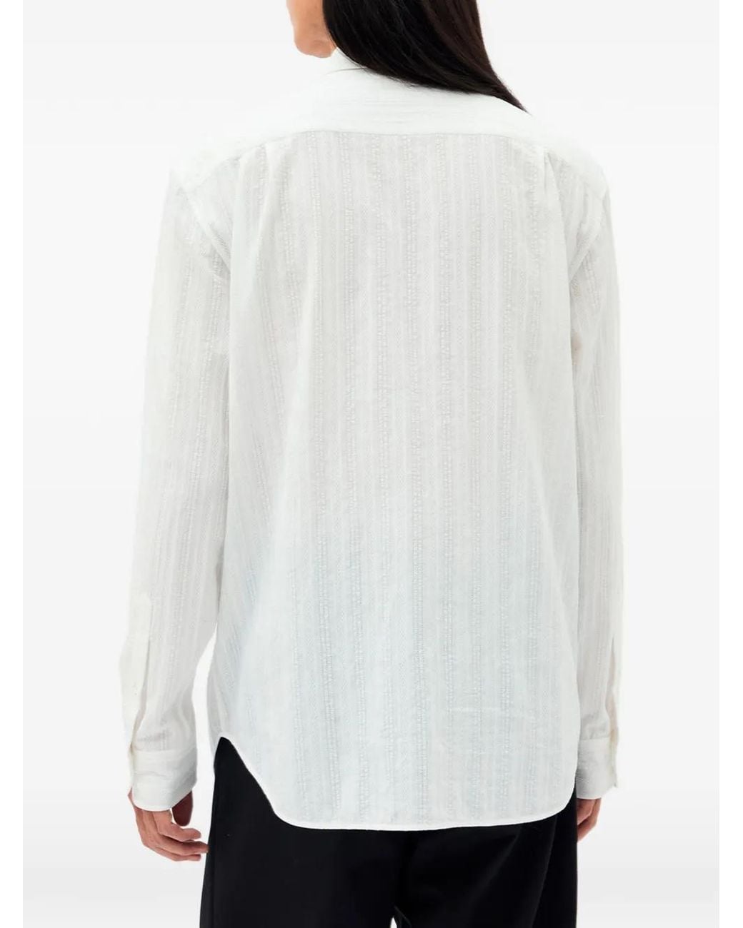 Ann Demeulemeester Andre Overhemd in het White voor heren