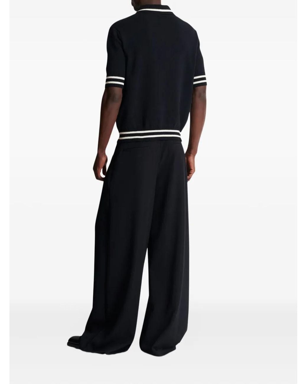 Balmain Black T-shirts And Polos for men