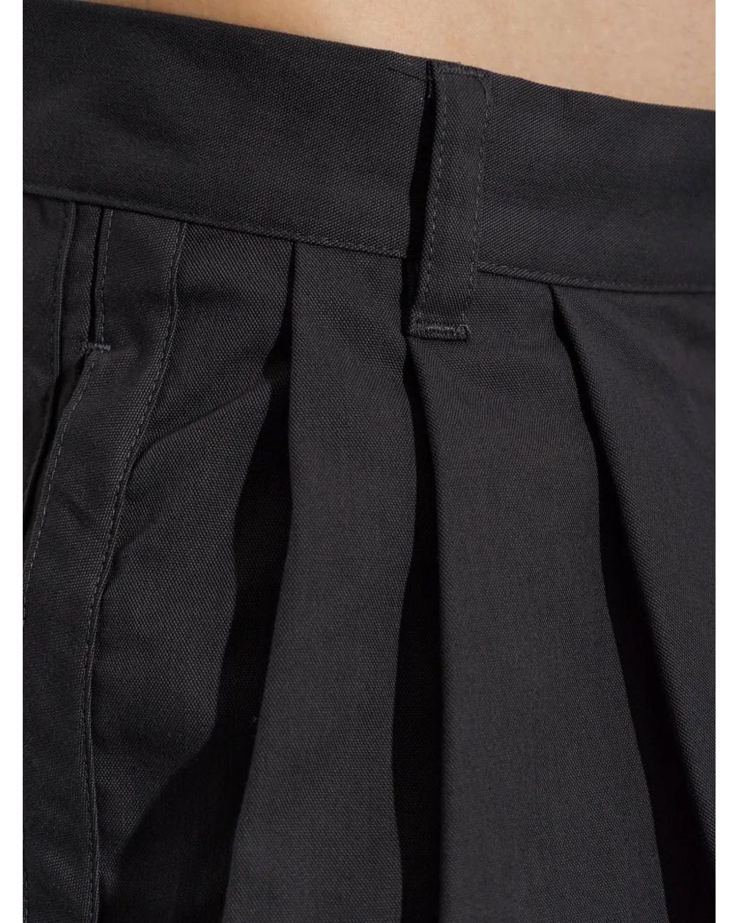 Adidas Black Triple Pleated Pants for men