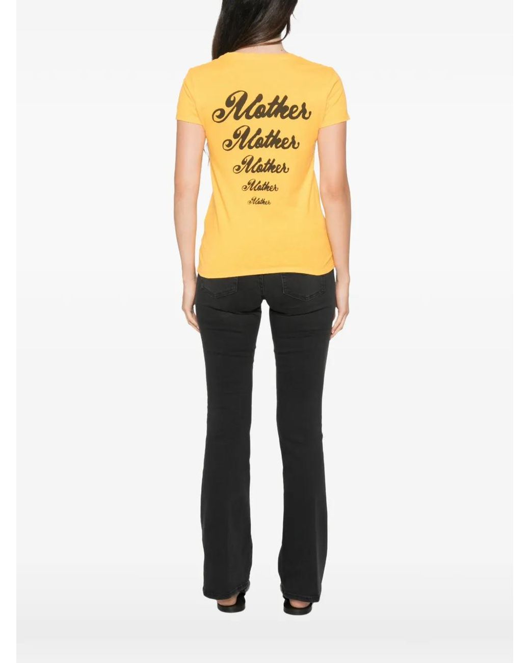 Mother Yellow The Lil Goodie Goodie Graphic-Print T-Shirt