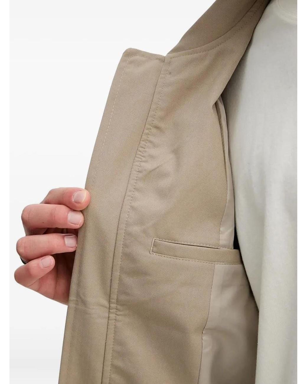 Les Deux Natural Zip-Fastening Bomber Jacket for men