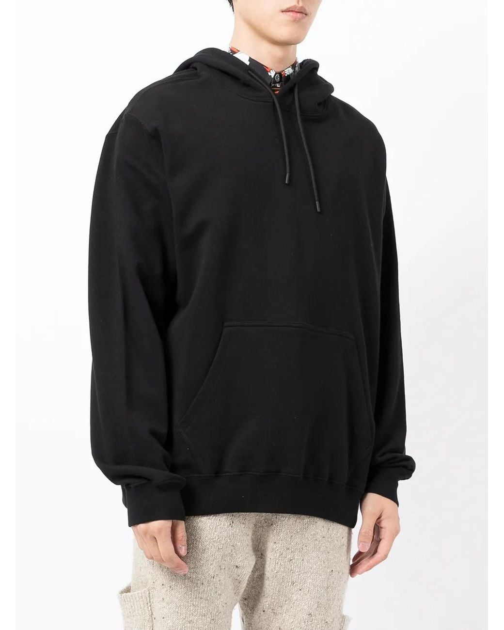 MSGM Hoodie Met Logoprint in het Black voor heren