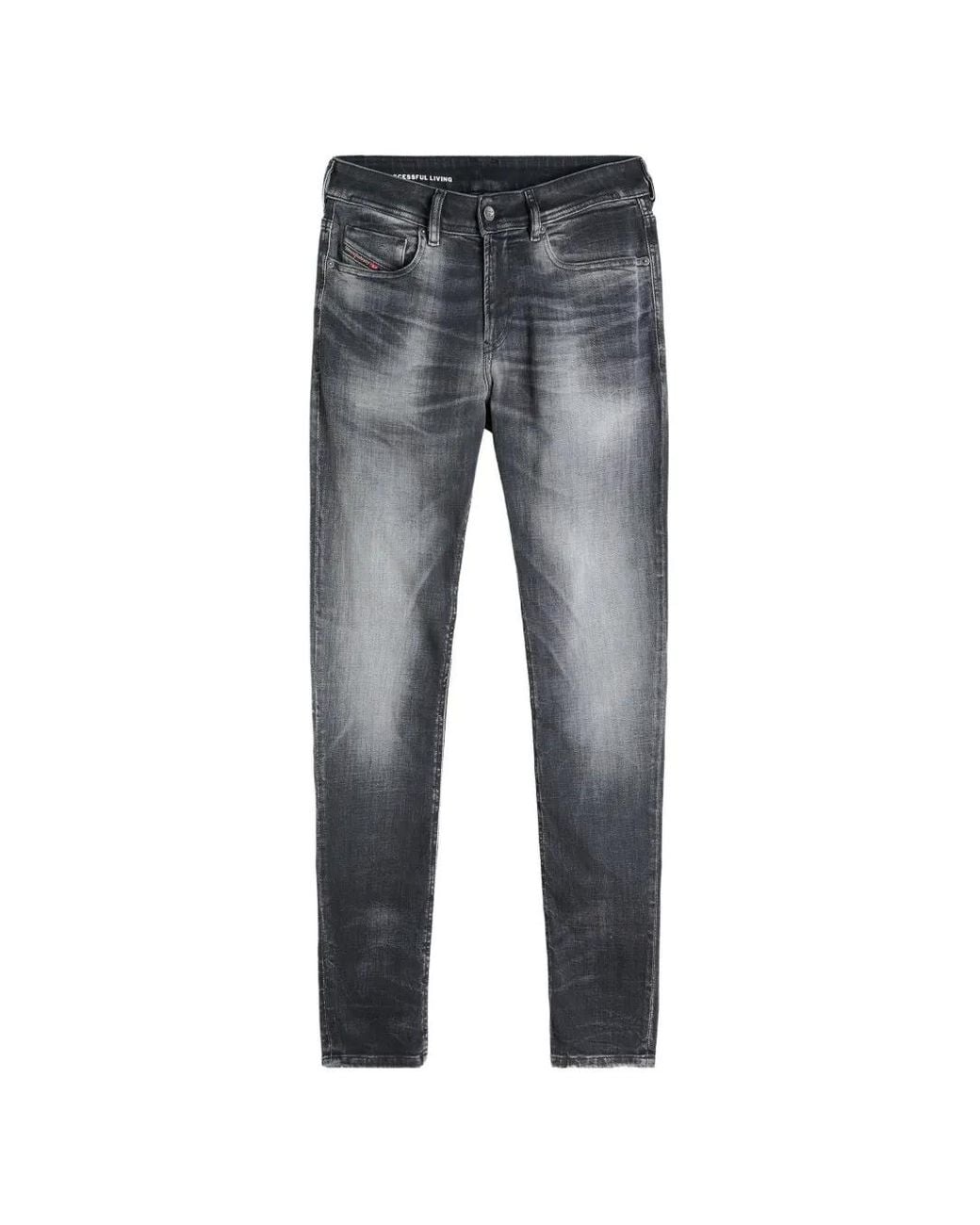 DIESEL Gray 1979 Sleenker Skinny Jeans for men