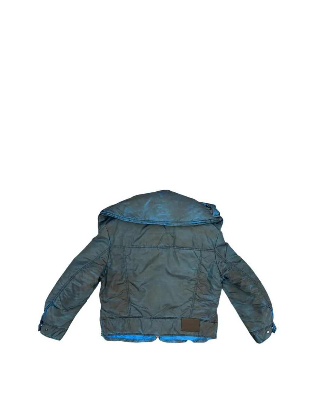 Feng Chen Wang Blue Multi-Pocket Military Jacket for men