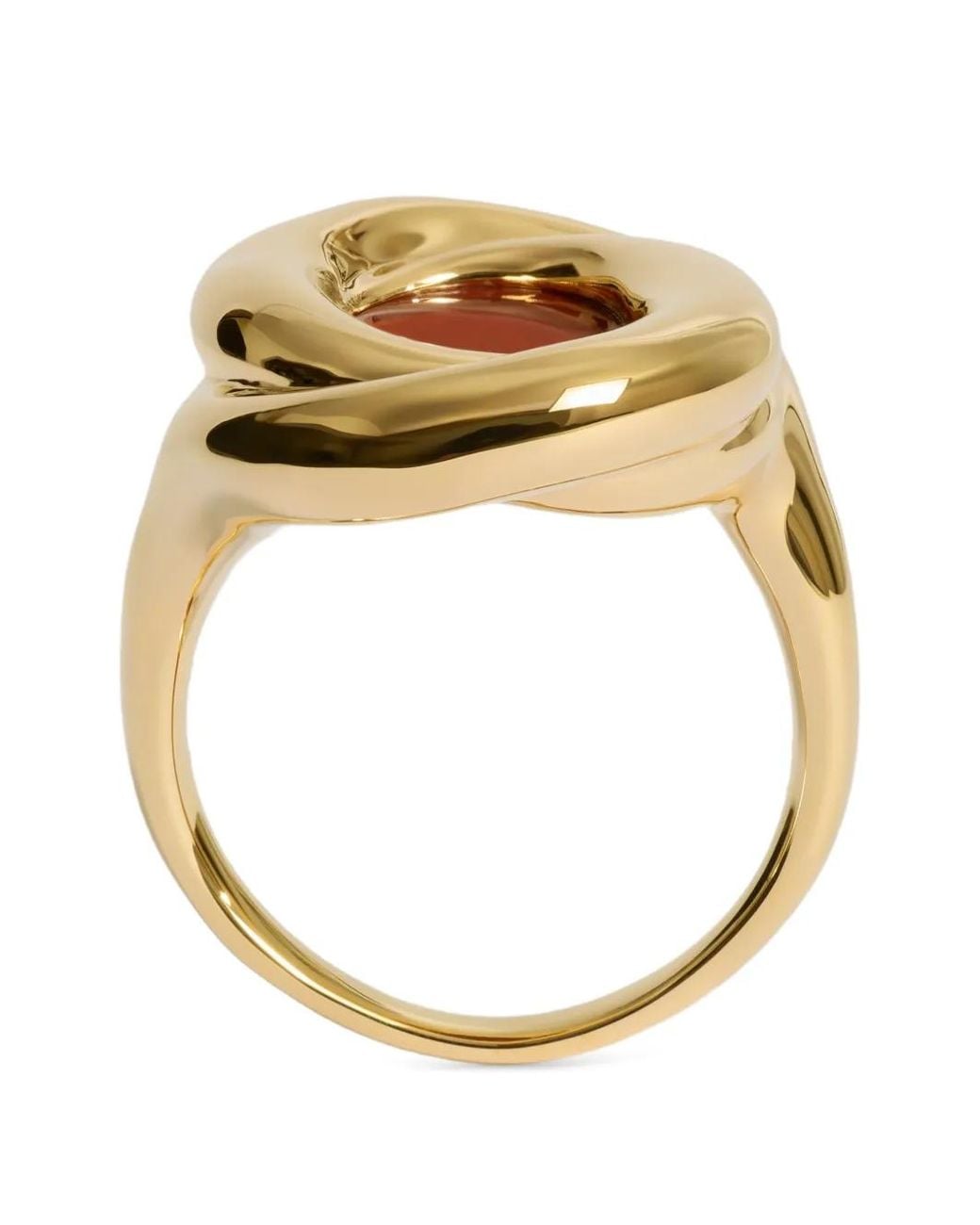 Monica Vinader Metallic Ochre Jasper Ring