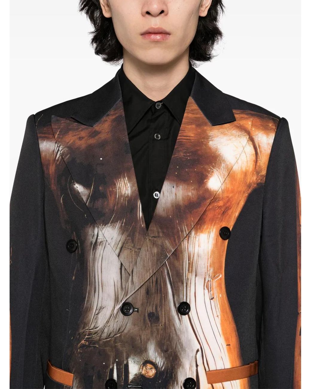 Kidsuper Black Mannequin Figure Blazer for men
