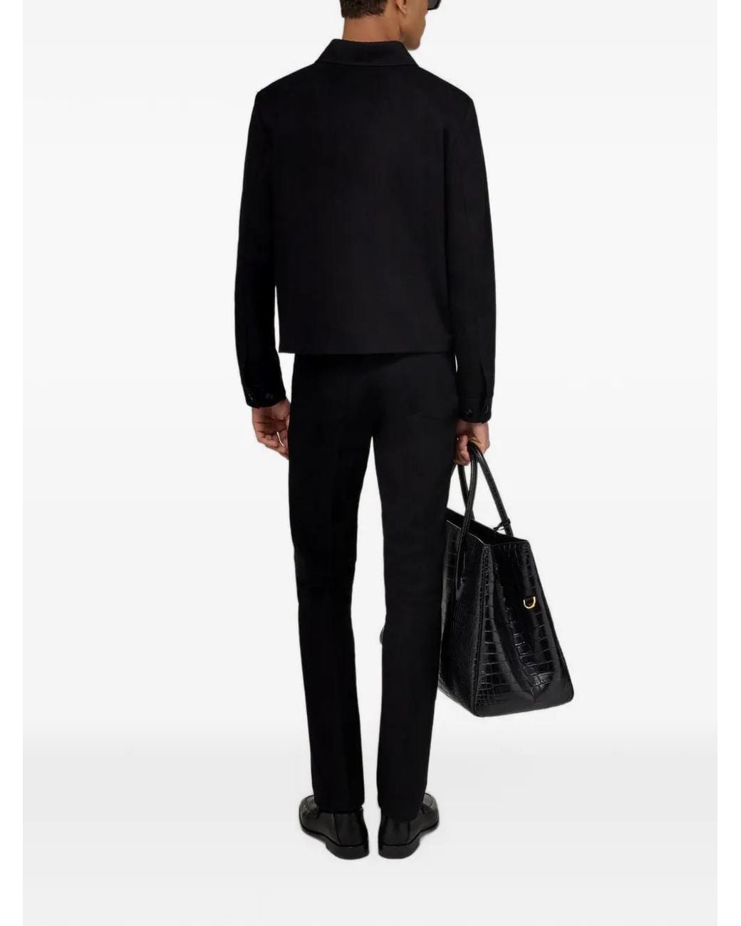 Amiri Black Script Cotton Slim Flare Pant for men