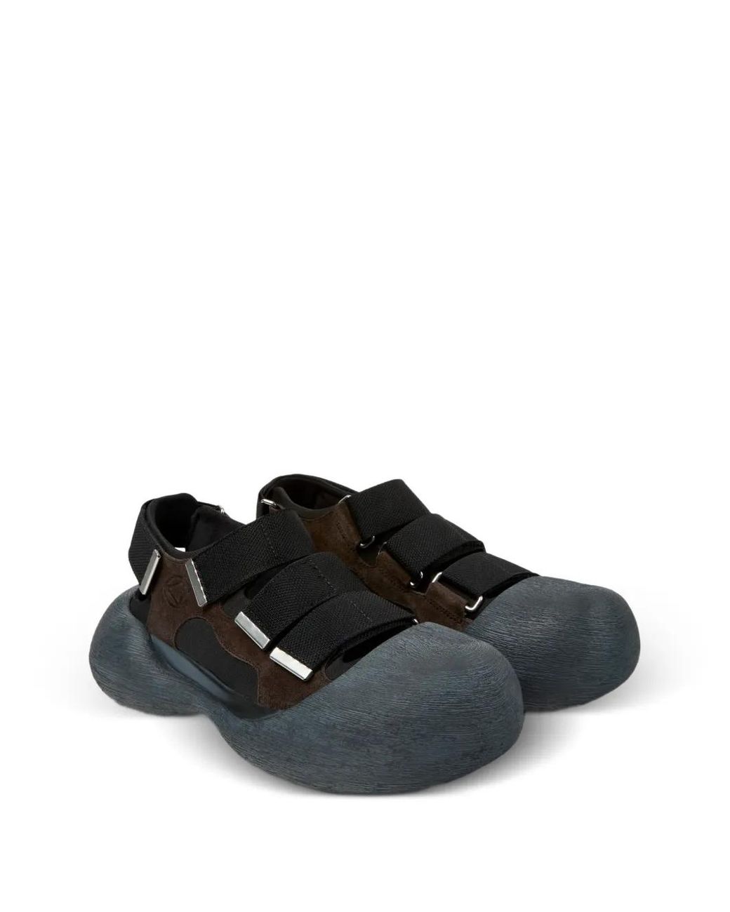 CAMPERLAB Black Suede Strap Sandals Caramba
