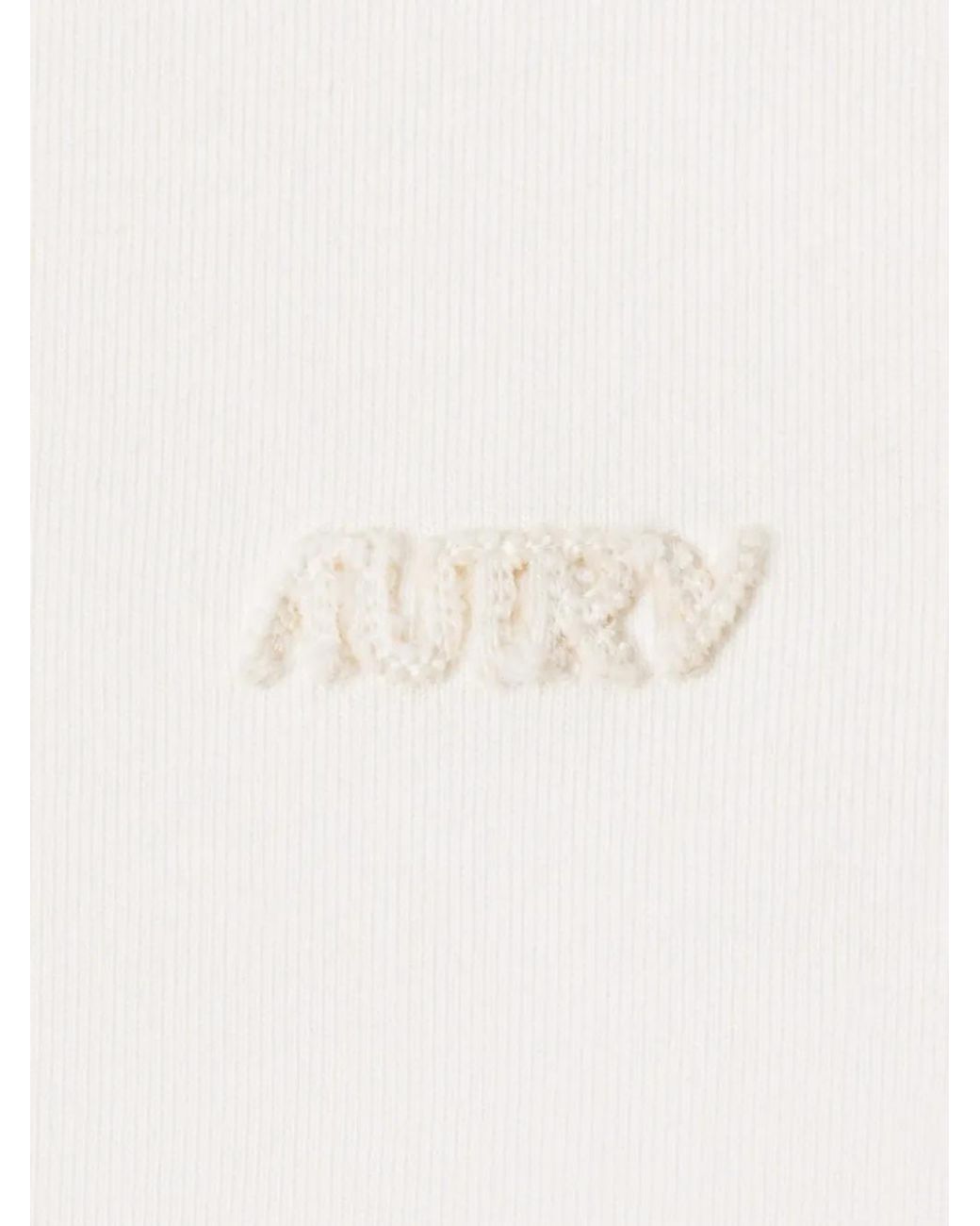 Autry White Logo Boxy T-Shirt