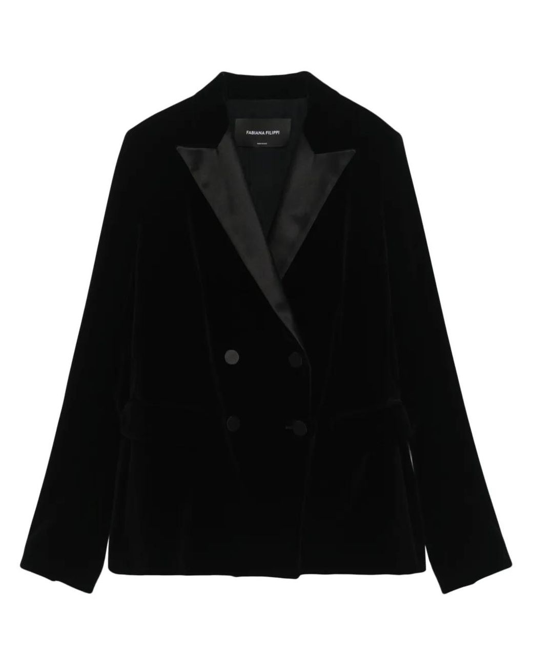 Fabiana Filippi Black Velvet Blazer