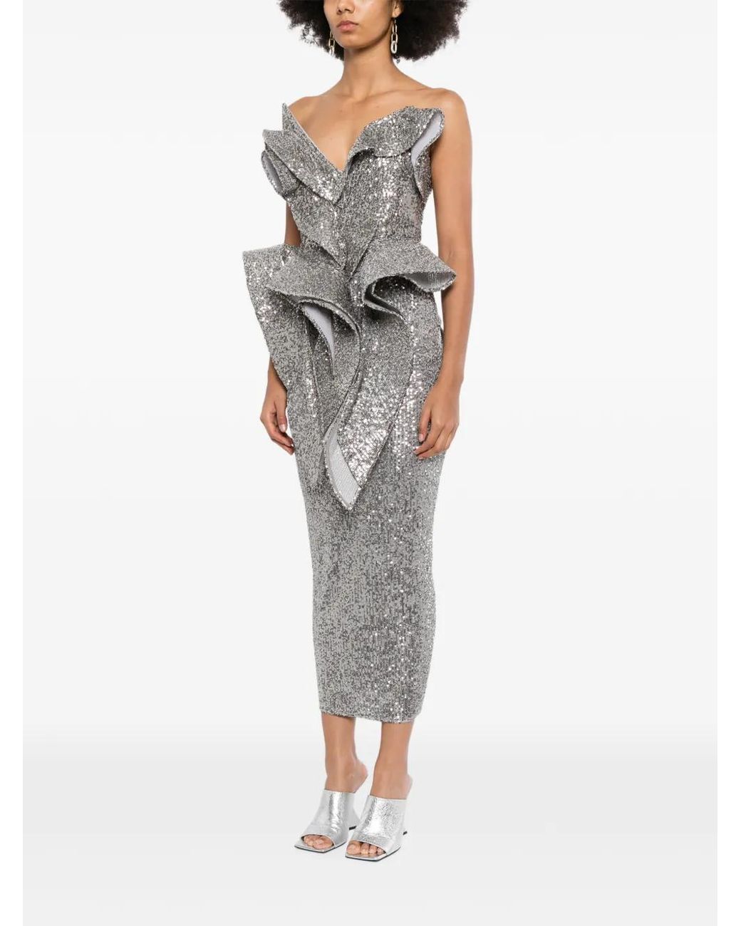 Maticevski Gray Wizard Bodice