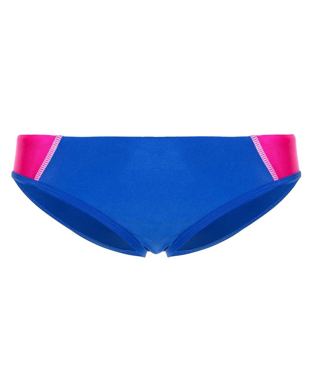 Duskii Blue Ella Two-Tone Bikini Bottom