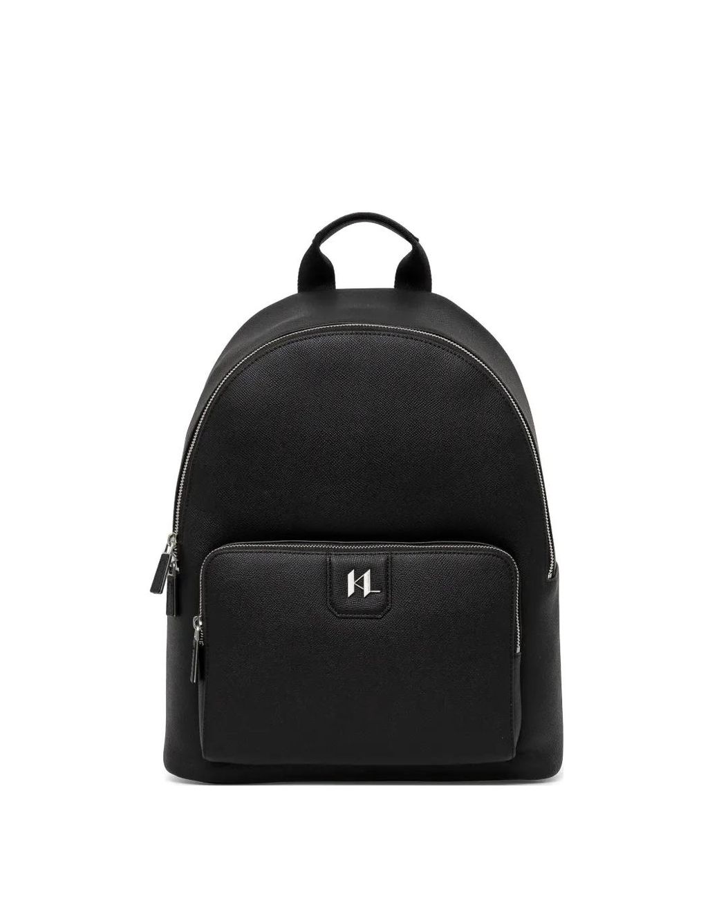 Karl Lagerfeld Black K/Monogram Backpack for men