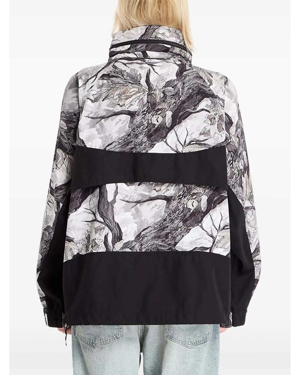 A Bathing Ape Gray Tree Edge Camo Jacket