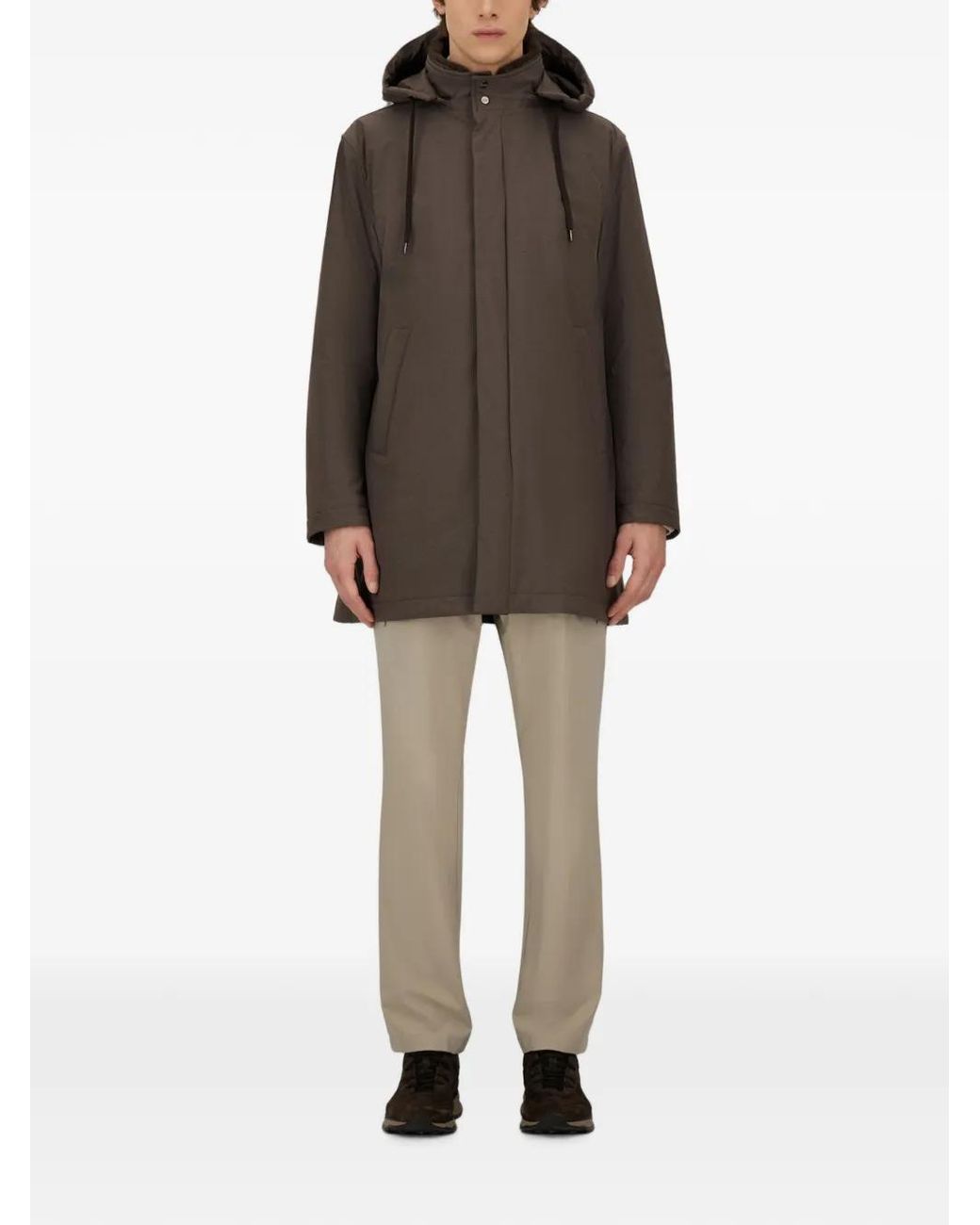 Herno Gray Parka Resort for men